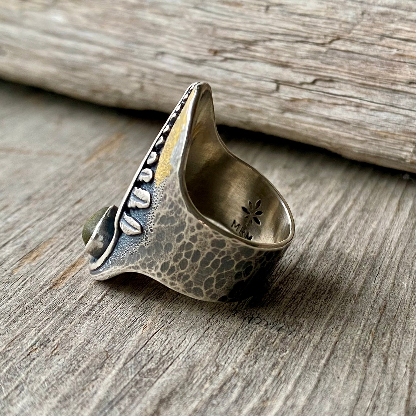 Forest Light Oregon Lady Fern Saddle Ring