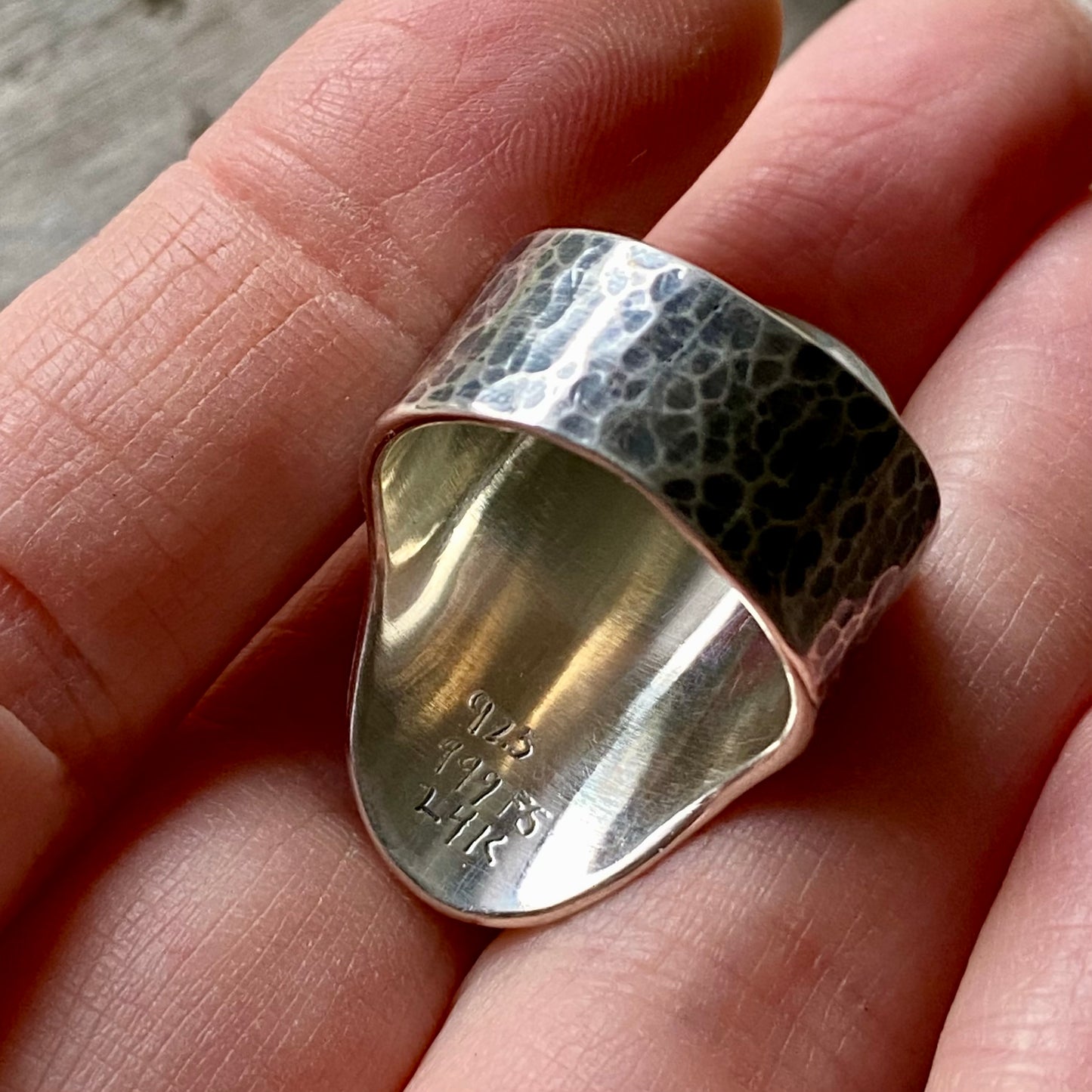 Forest Light Oregon Lady Fern Saddle Ring