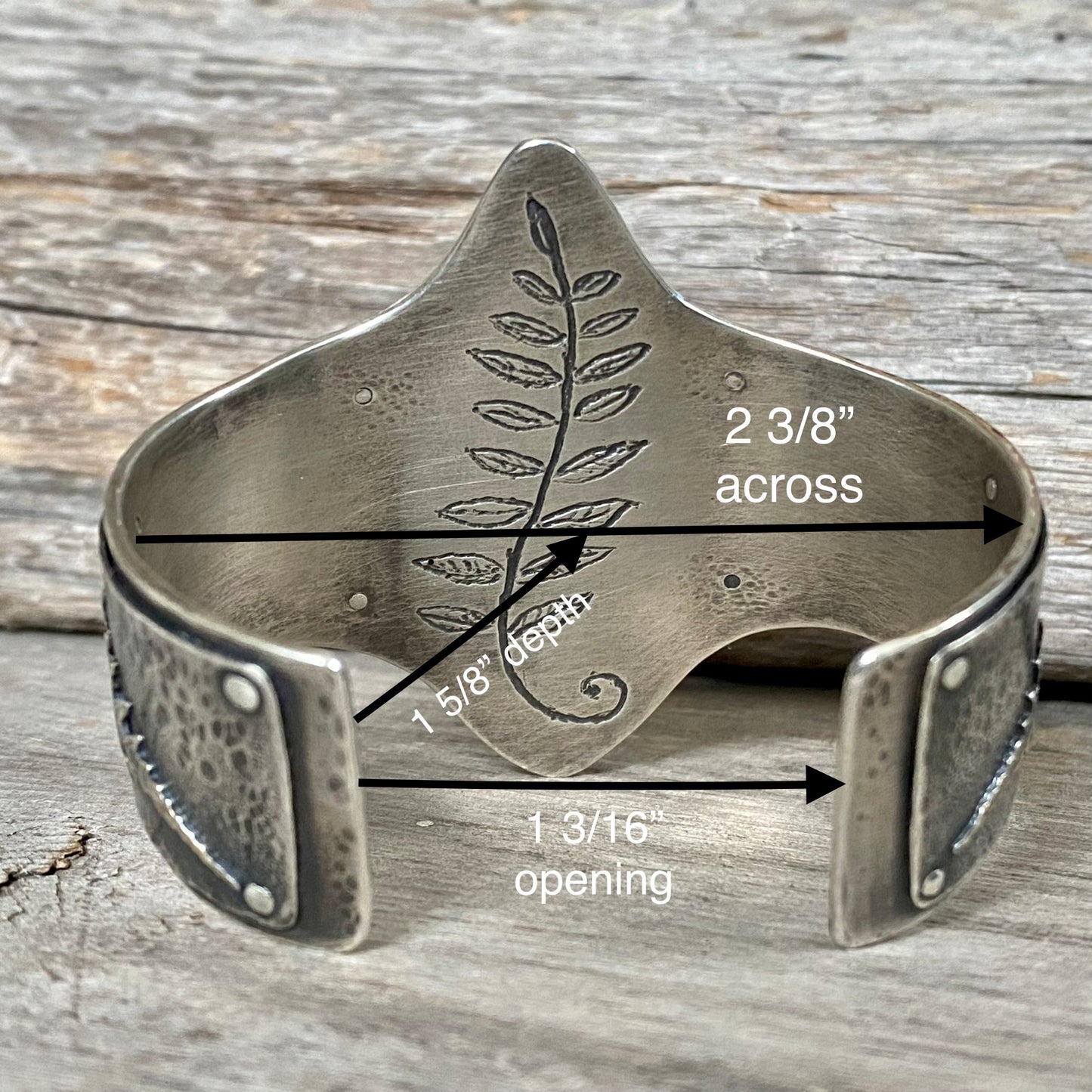 Reserved for Veronica Forest Light Morrisonite Jasper Statement Cuff