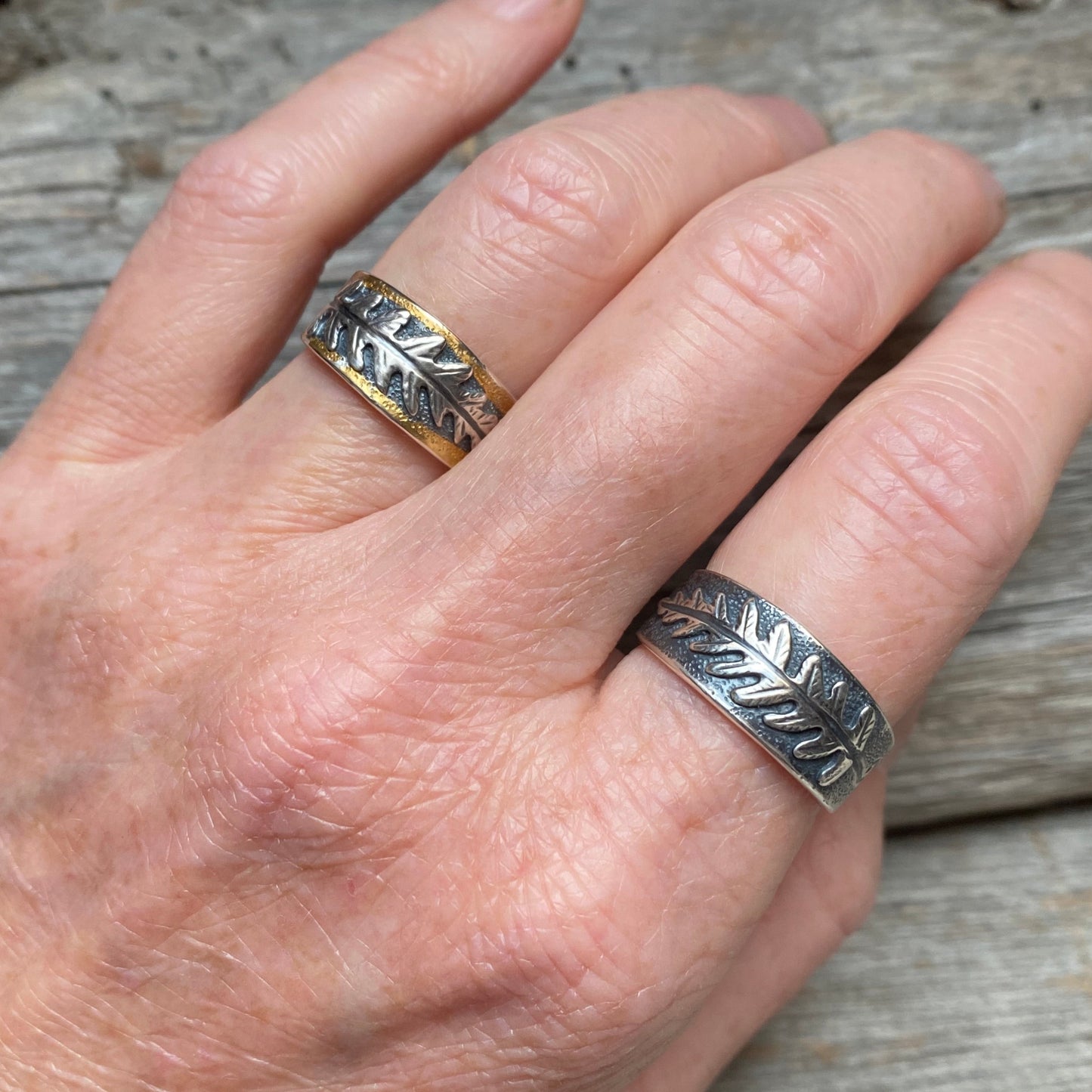 Custom Oregon Lady Fern Ring for Klaudia