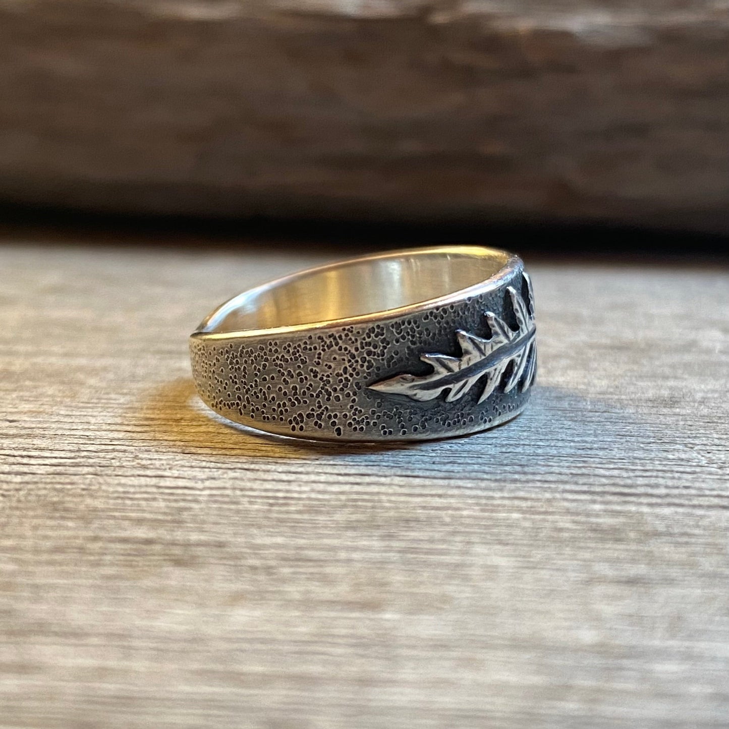 Custom Oregon Lady Fern Ring for Klaudia