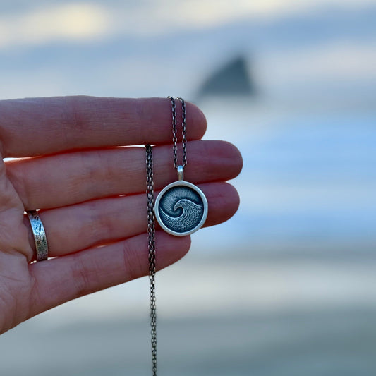 Limited Edition Changing Tides Wave Pendant