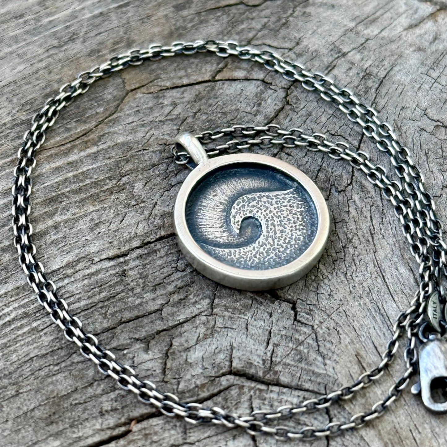 Limited Edition Changing Tides Wave Pendant