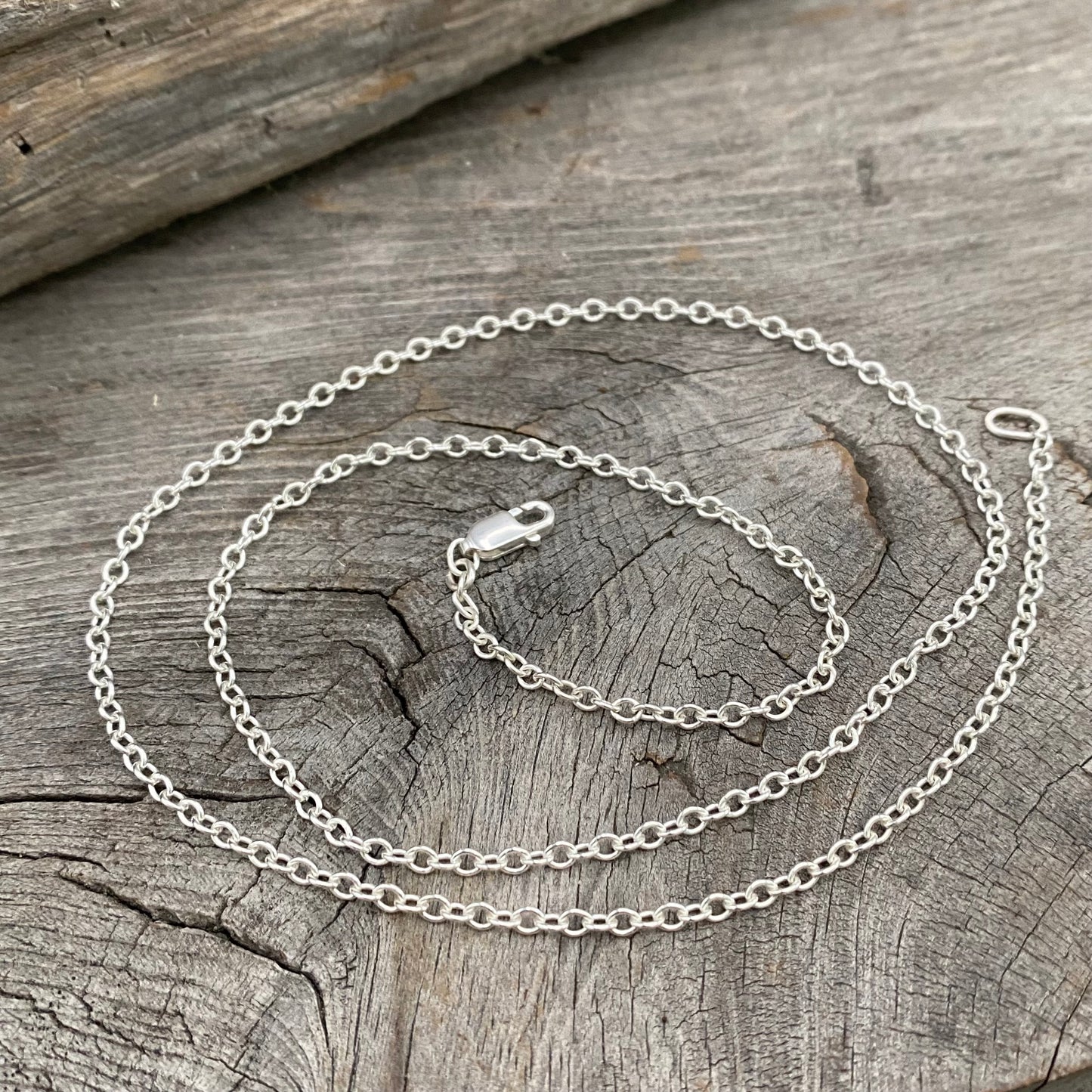 Sterling Silver Oval Cable Chain