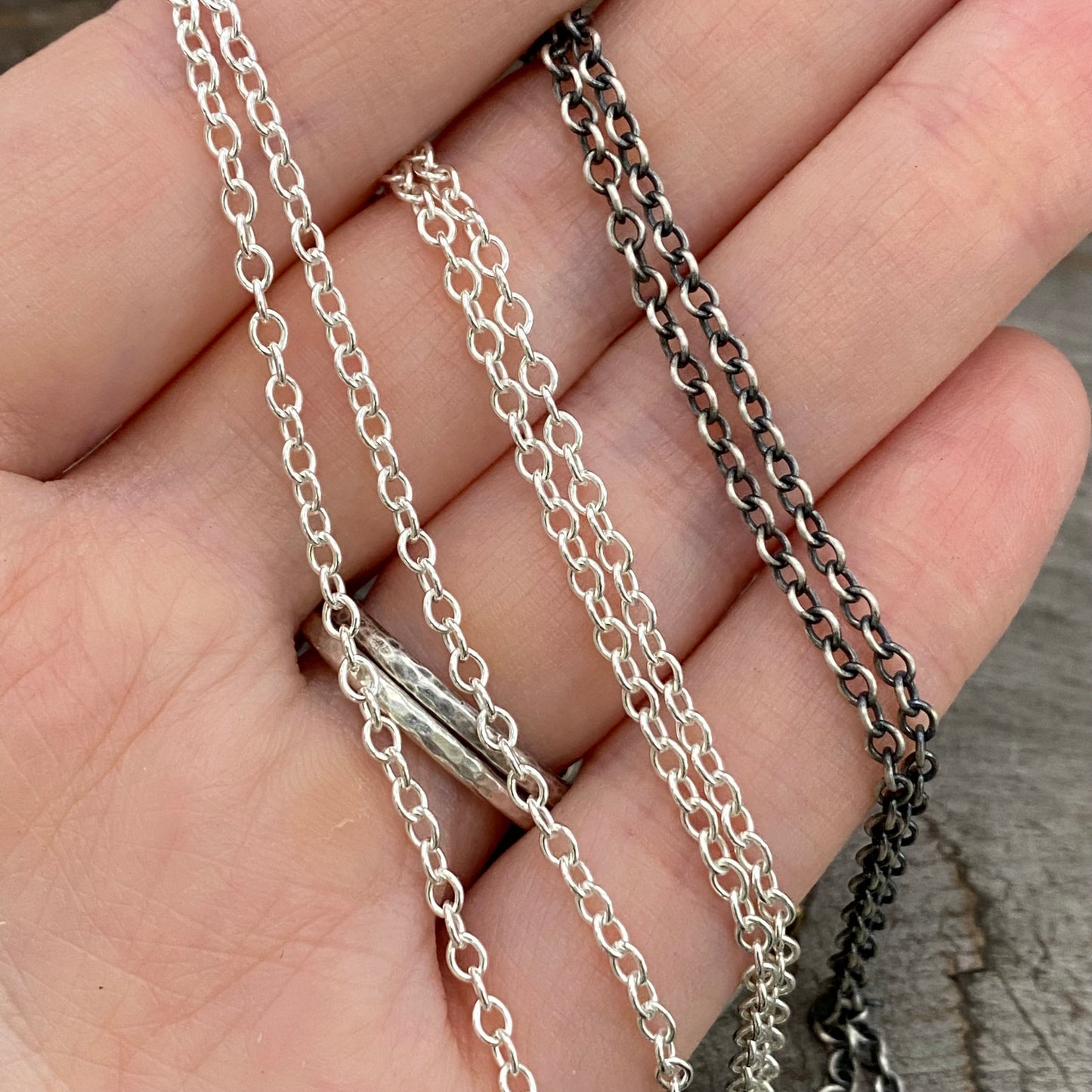 Sterling Silver Oval Cable Chain