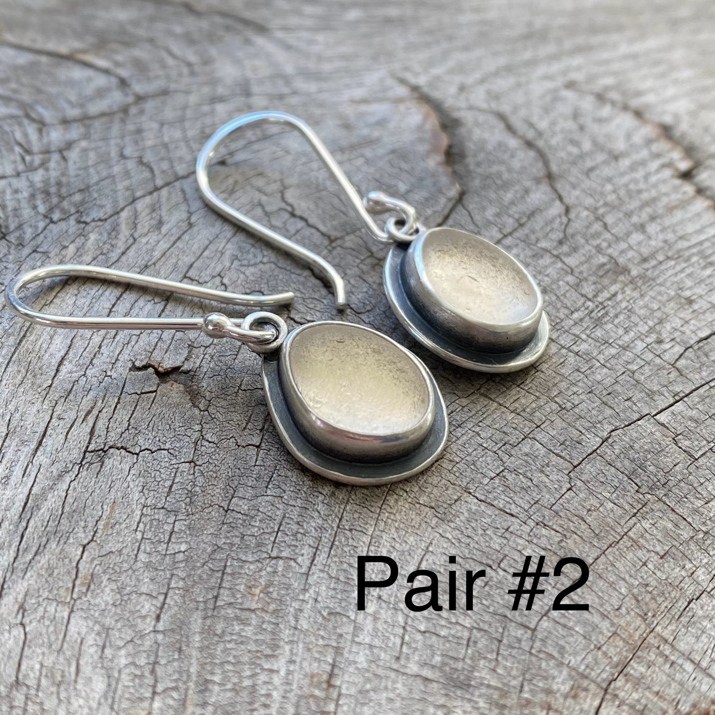 Winter White Vancouver Island Classic Sea Glass Dangles