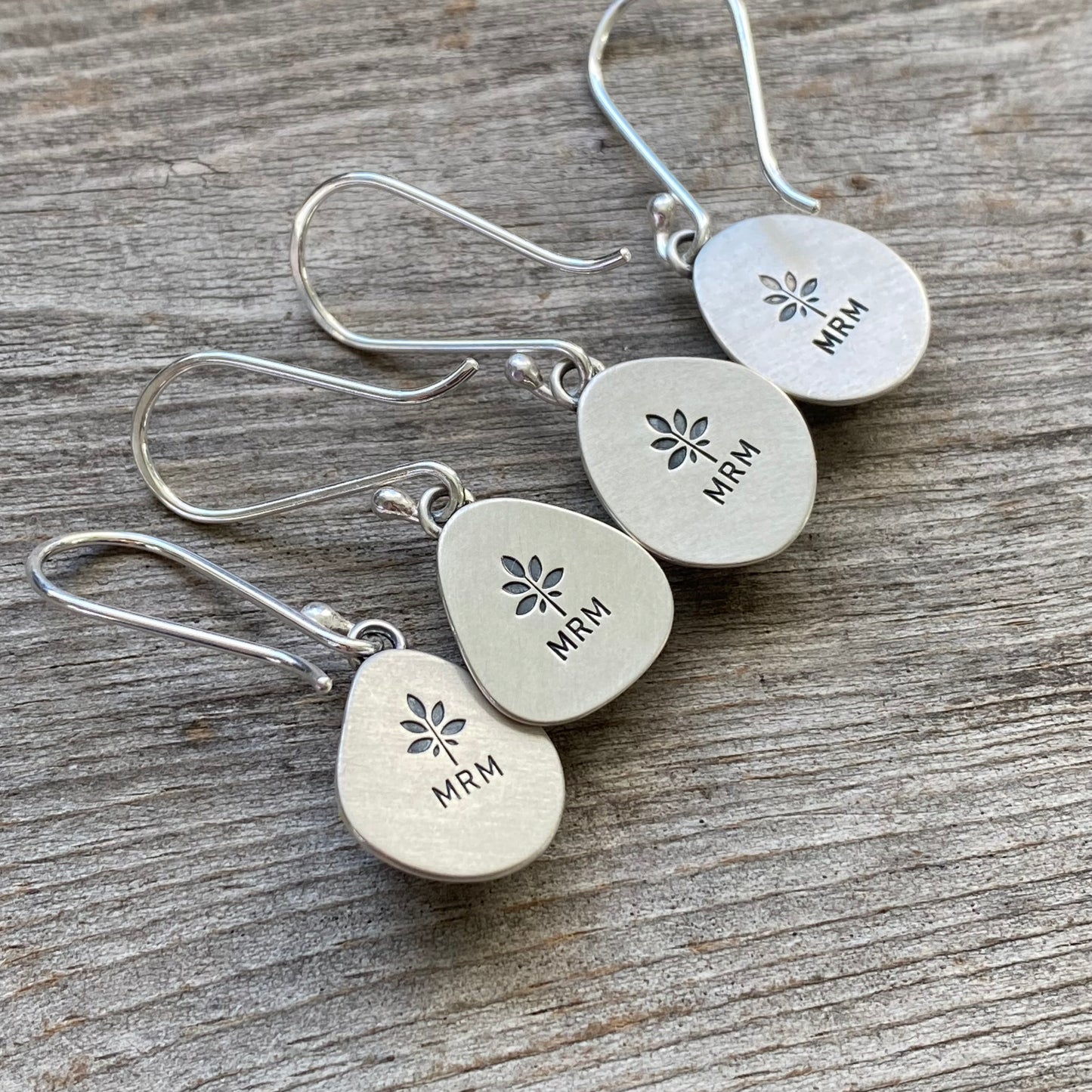 Winter White Vancouver Island Classic Sea Glass Dangles