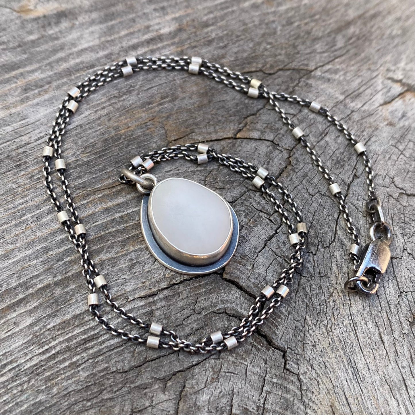 Winter White Vancouver Island Quartzite Pendant