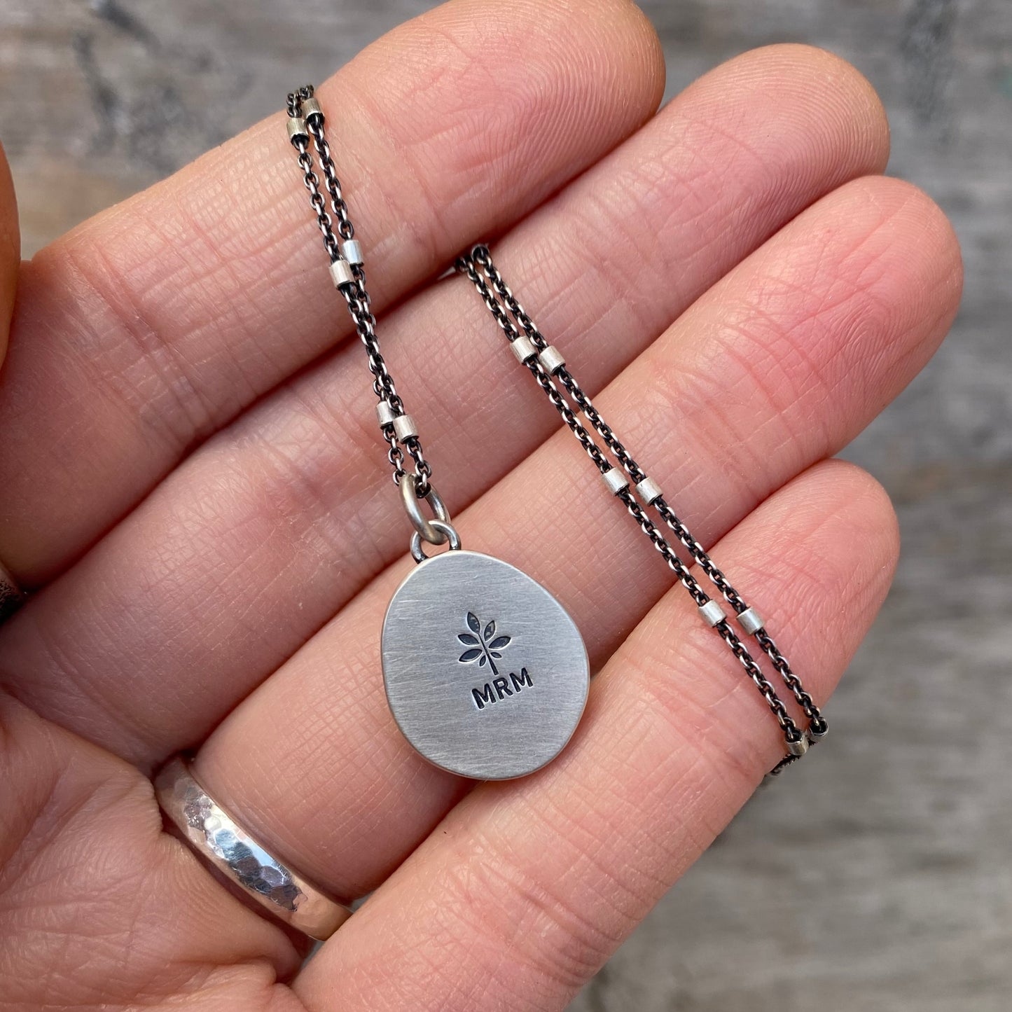 Winter White Vancouver Island Quartzite Pendant