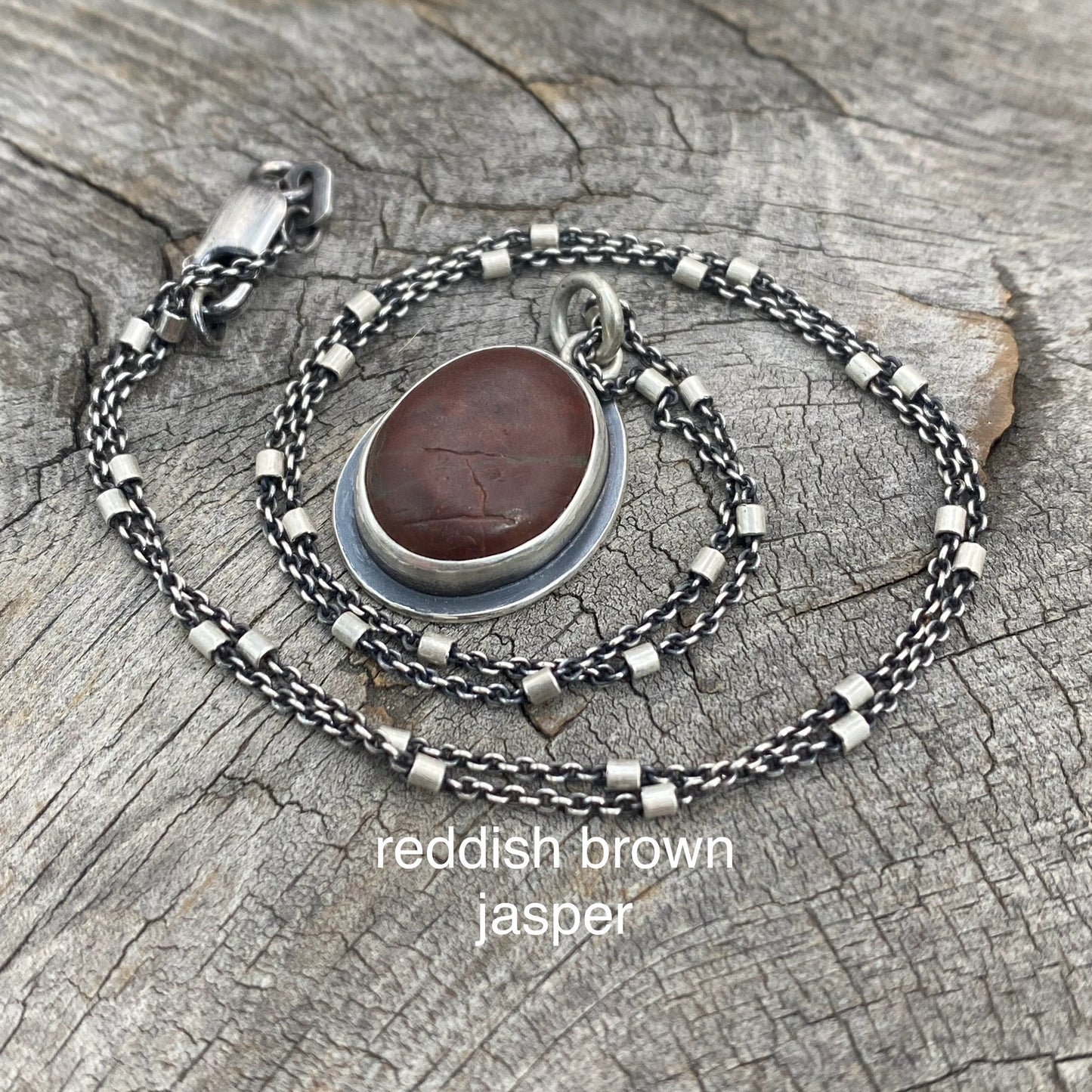 Colors of the Forest Oregon Coast Red Jasper Pendants