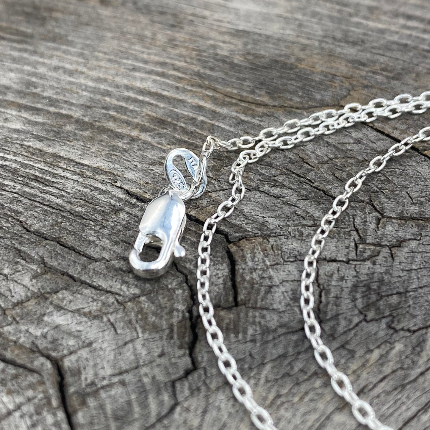 Sterling Silver Elongated Cable Chain