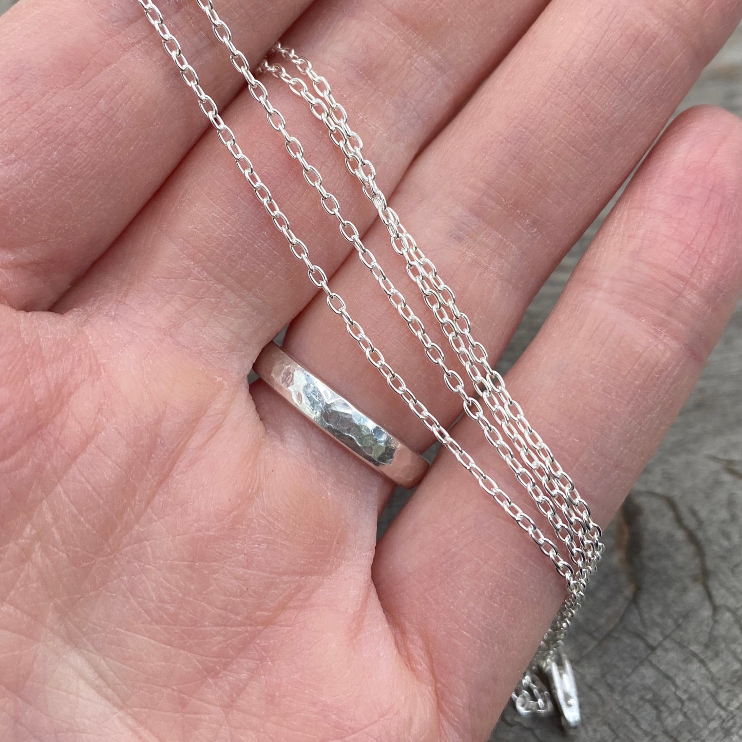 Sterling Silver Elongated Cable Chain