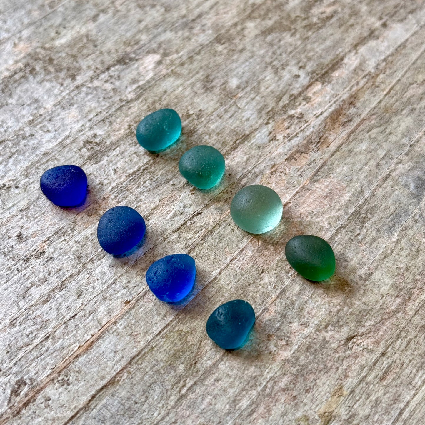 Glimmering Shore Silver and Sea Glass Ring (made-to-size)