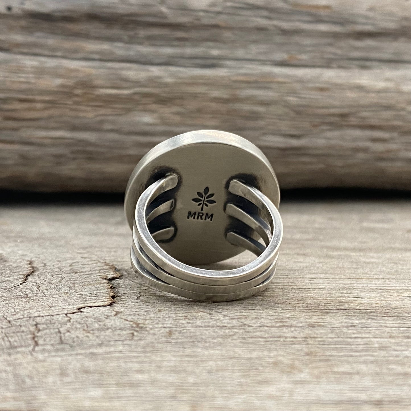 Oregon Blue Mustang Picture Jasper Mountain Ring