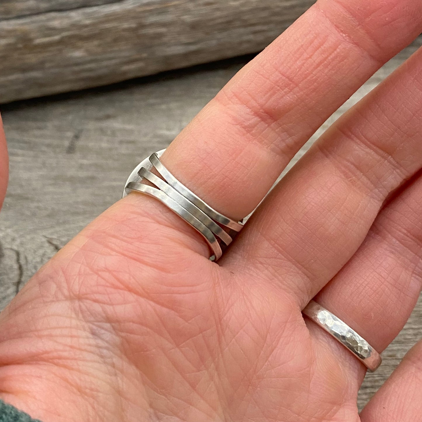 Oregon Blue Mustang Picture Jasper Mountain Ring