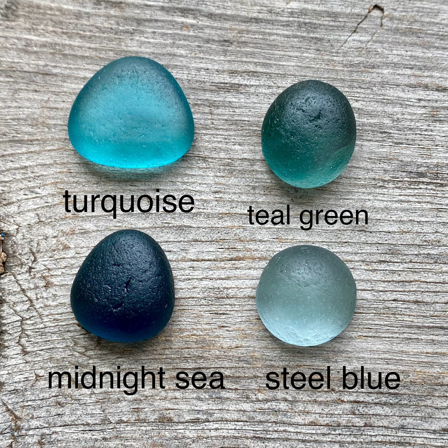 Changing Tides Genuine Sea Glass Rings (Made-to-size Wide Band)