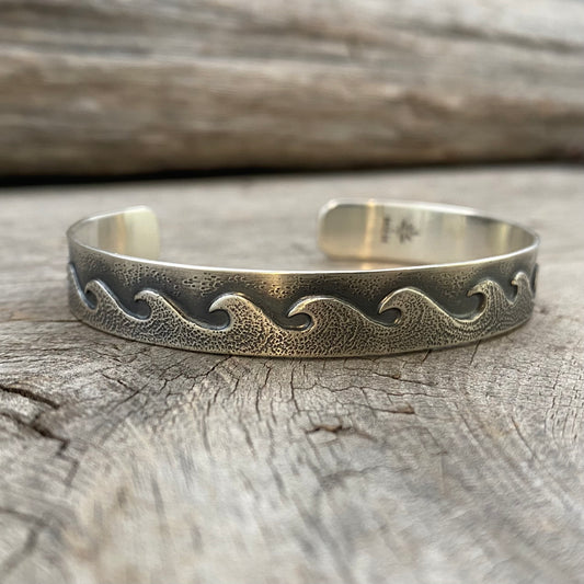 Changing Tides Wave Cuff (size medium)
