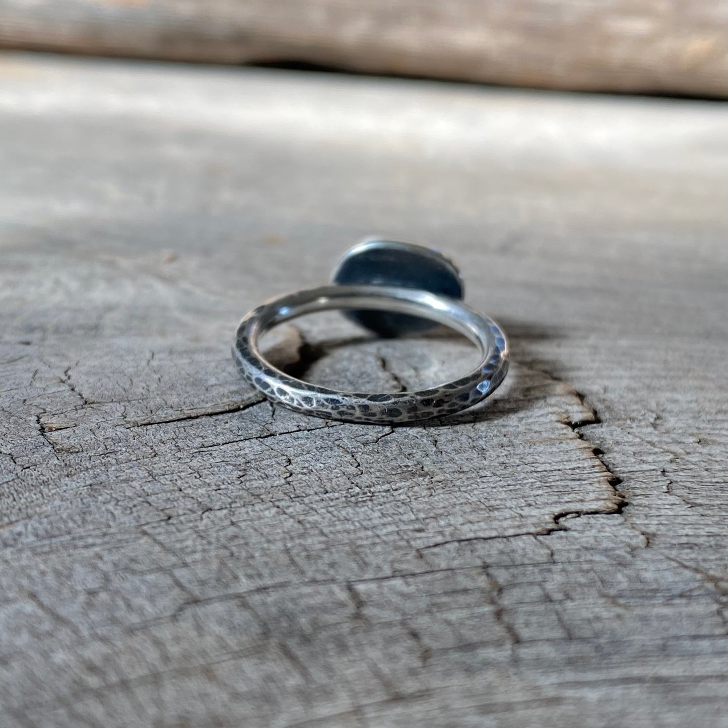 Ocean Tumbled Pacific Northwest Agate Tiny Ring size 5.5