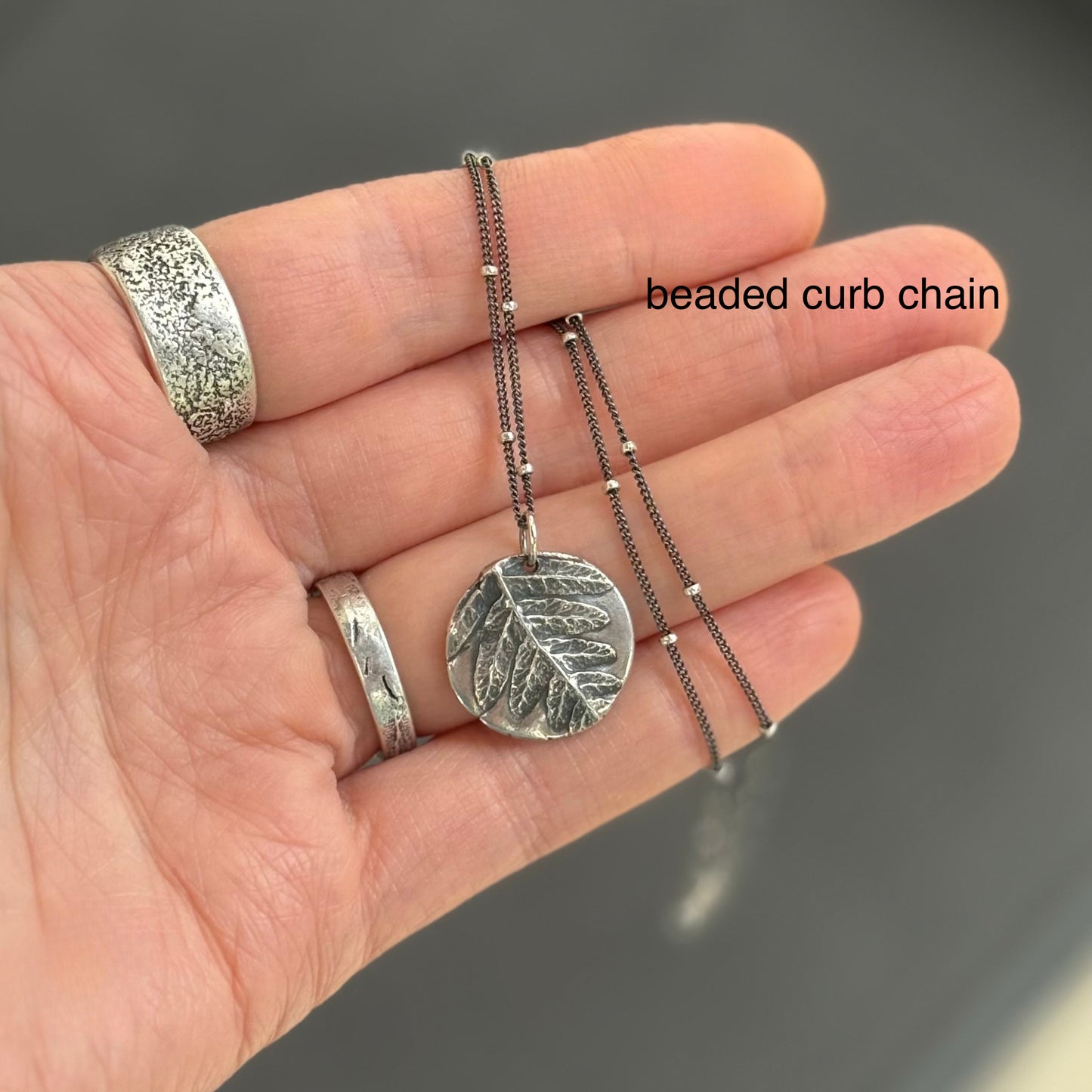 Oregon Coast Licorice Fern Pendant