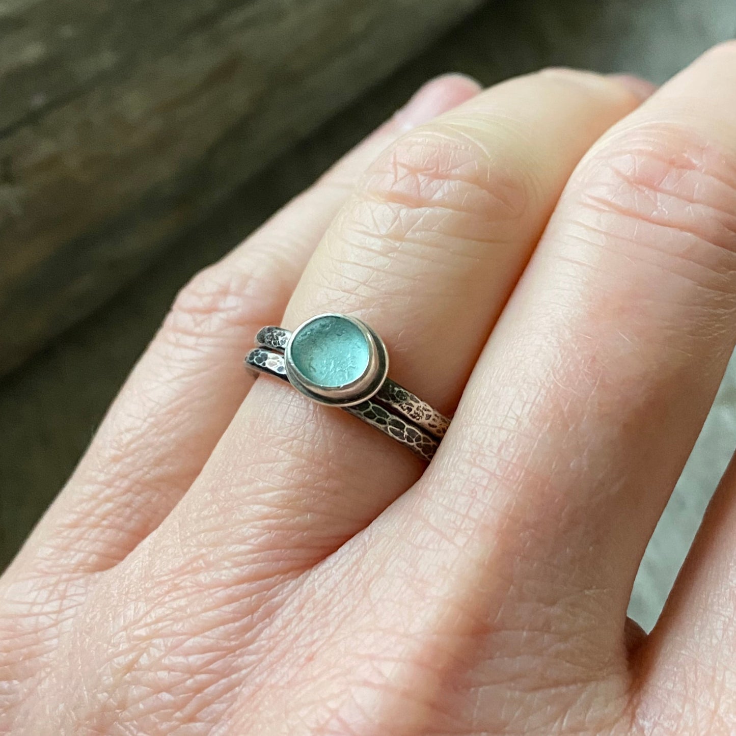 Shore-bound Sterling Silver Stacking Ring