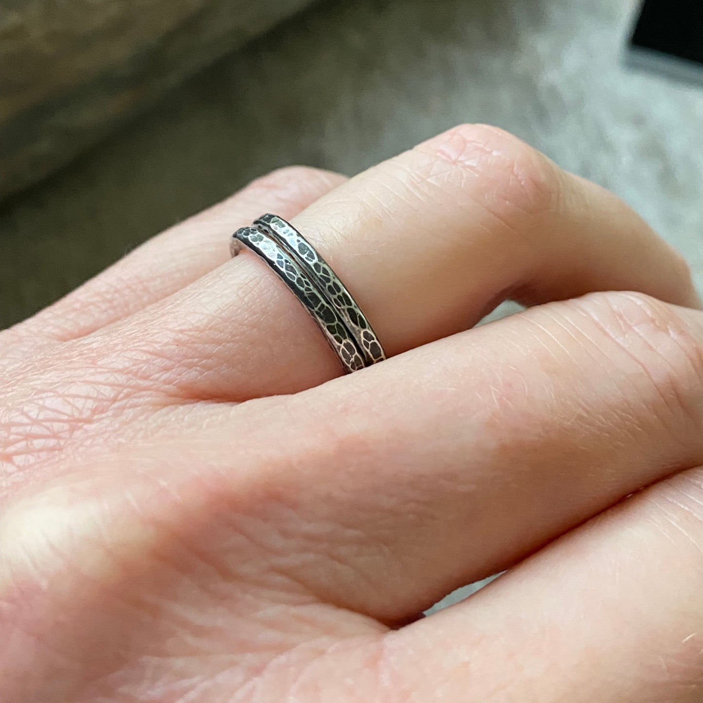 Shore-bound Sterling Silver Stacking Ring
