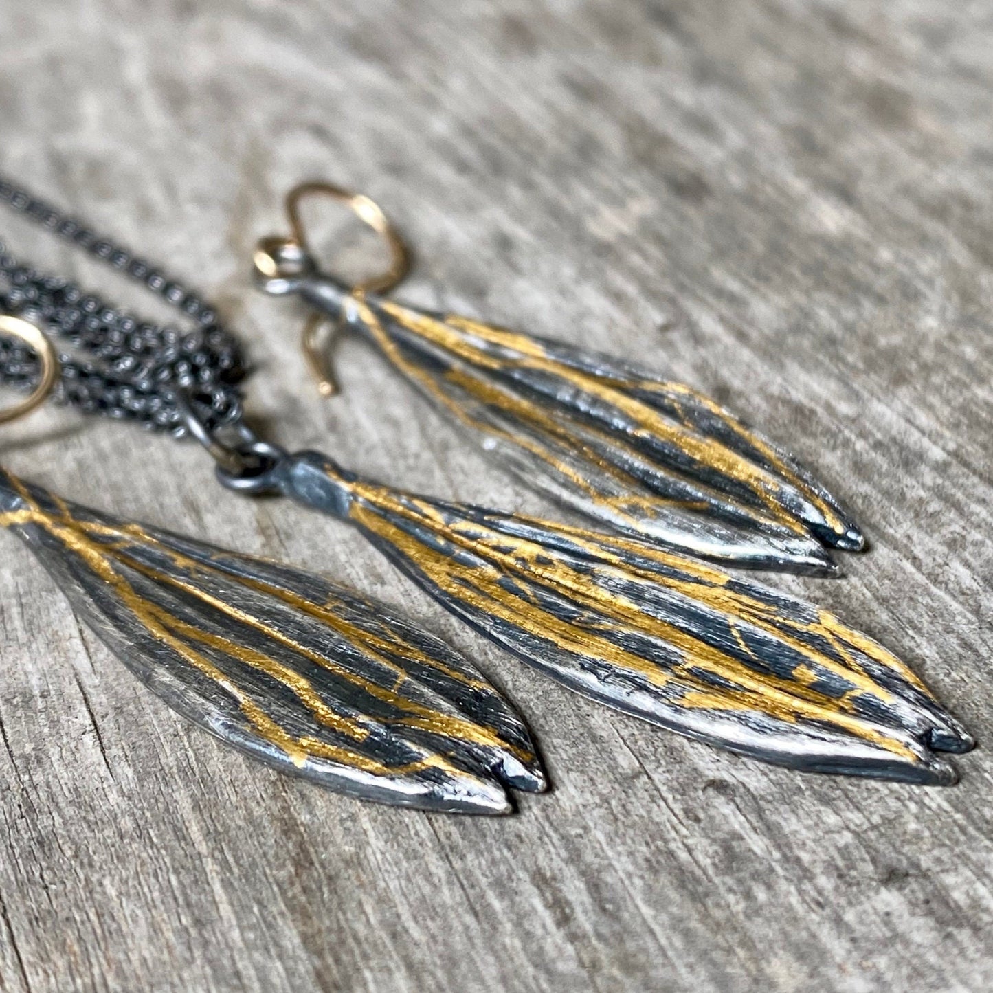 Echinacea petal pendant