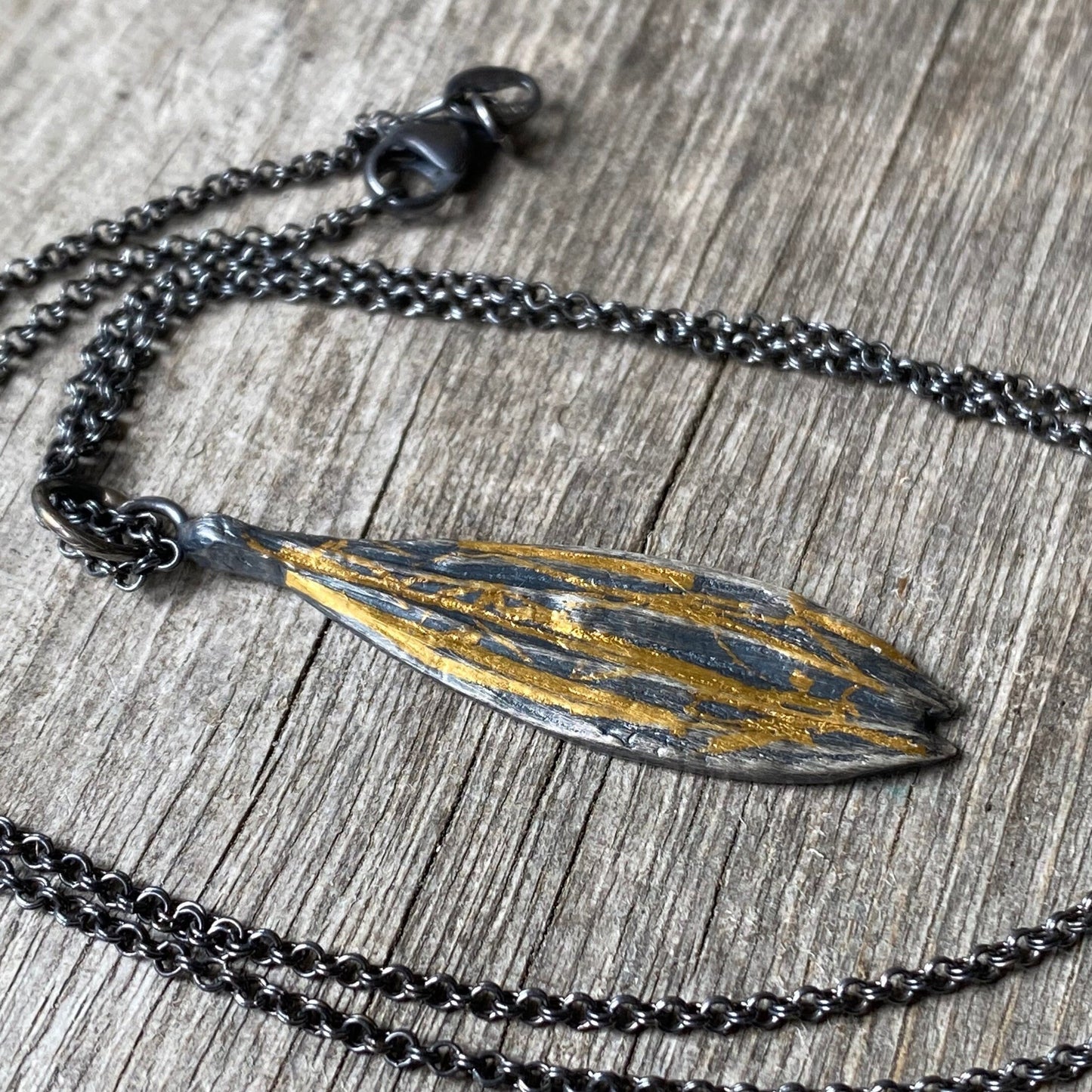 Echinacea petal pendant