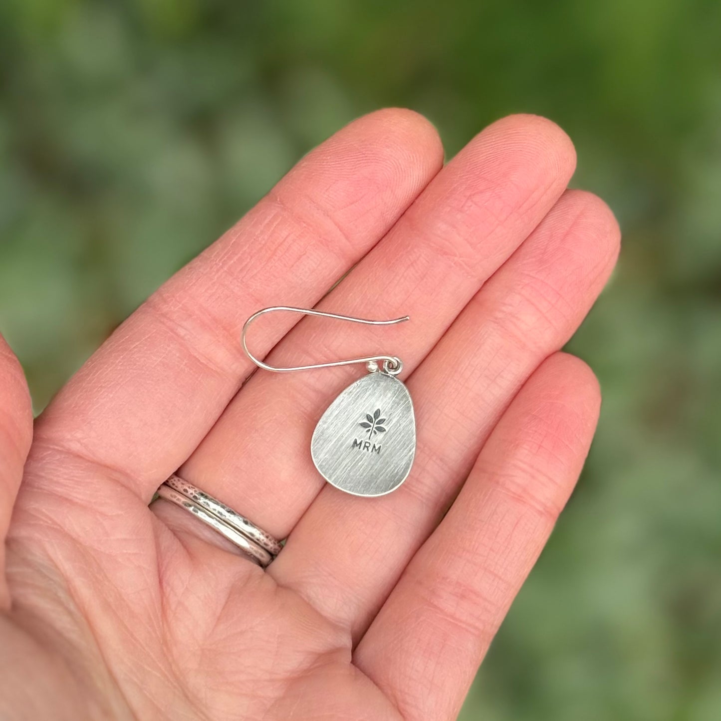 Green Classic Sea Glass Dangles