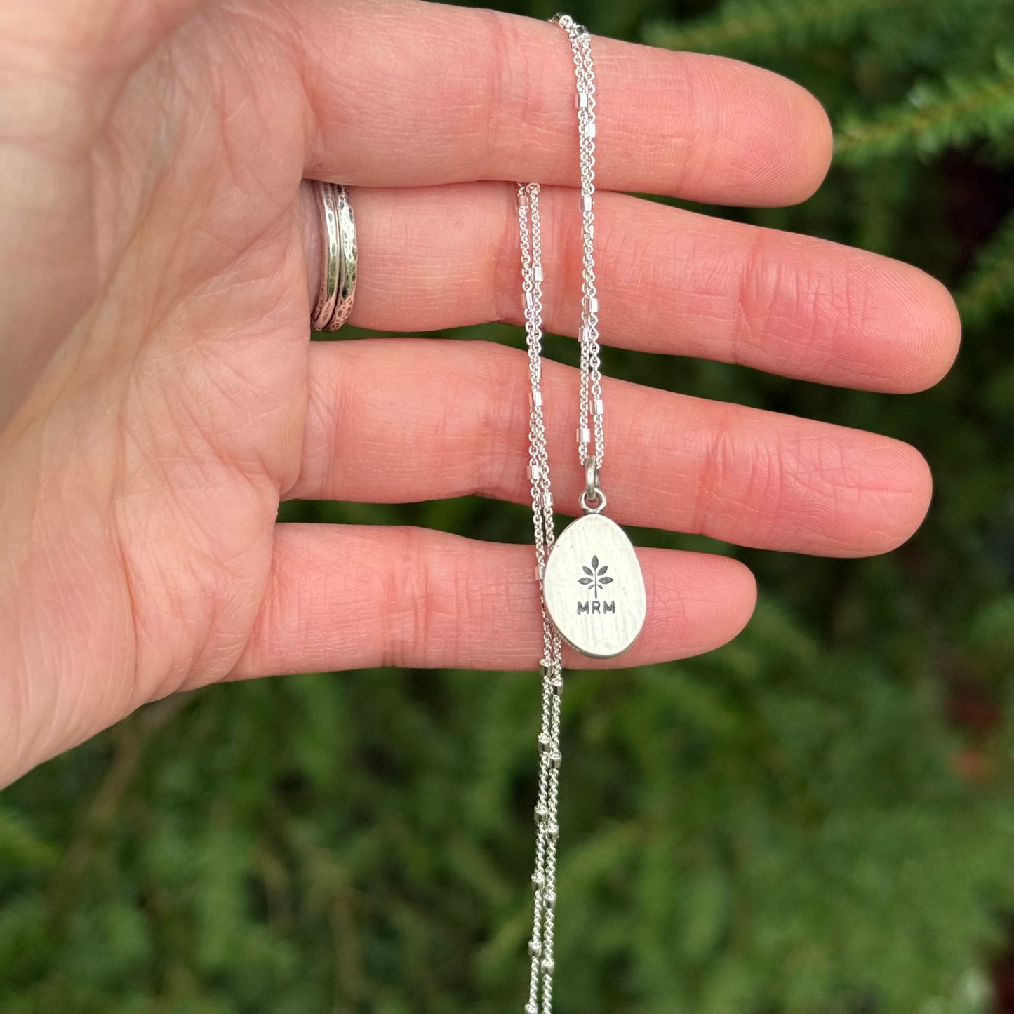 Winter White Vancouver Island Sea Glass Pendants