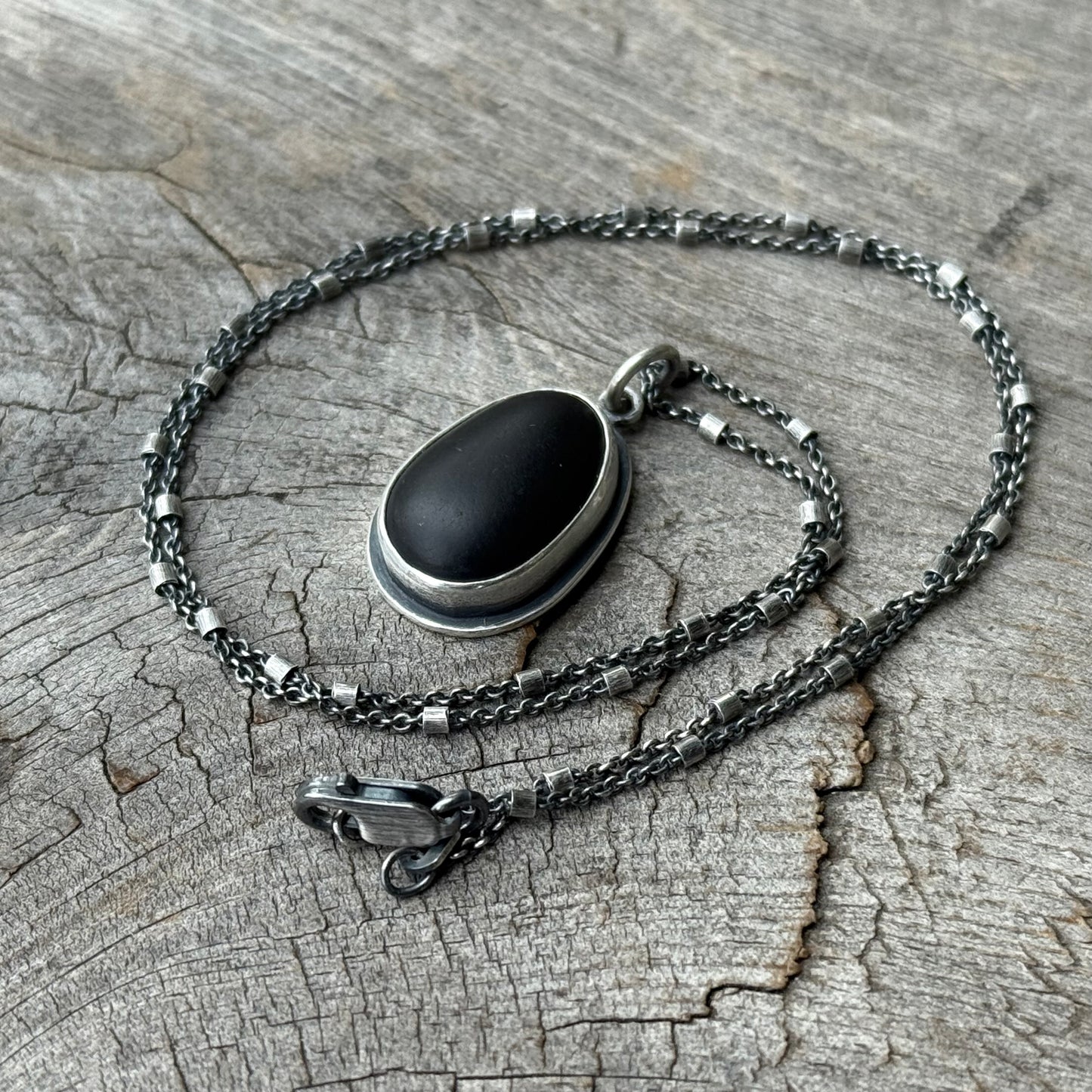 Vancouver Island Beach Stone Pendants