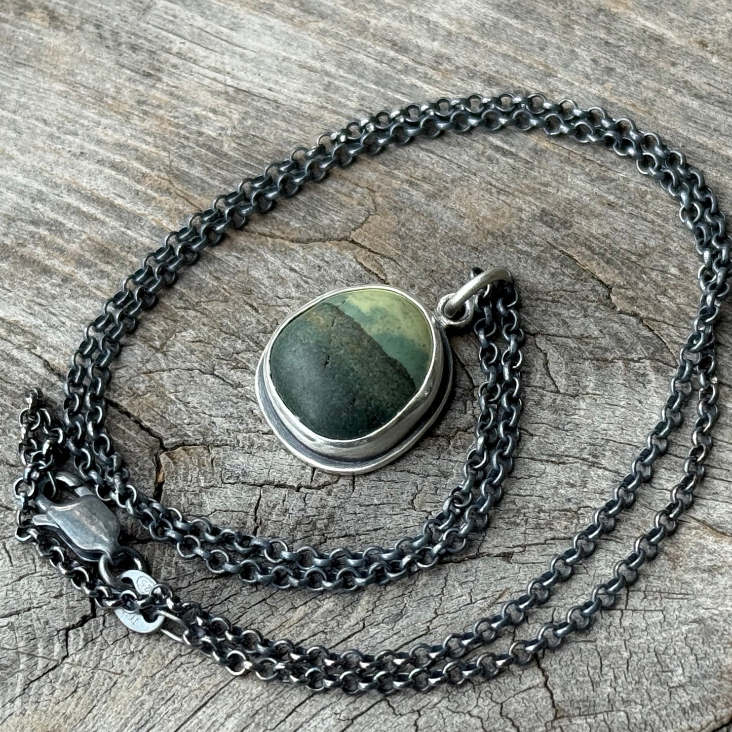 Vancouver Island Beach Stone Pendants