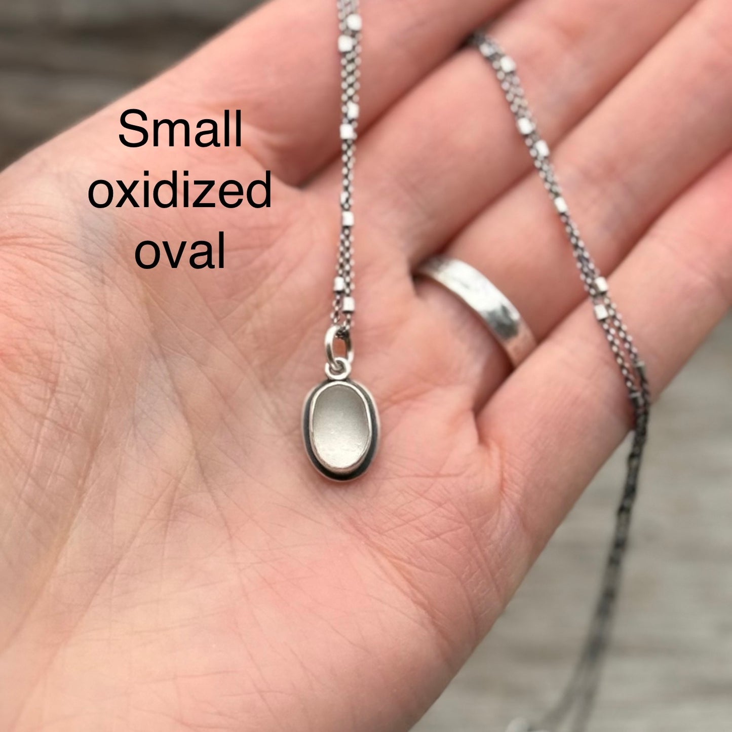 Winter White Vancouver Island Sea Glass Pendants