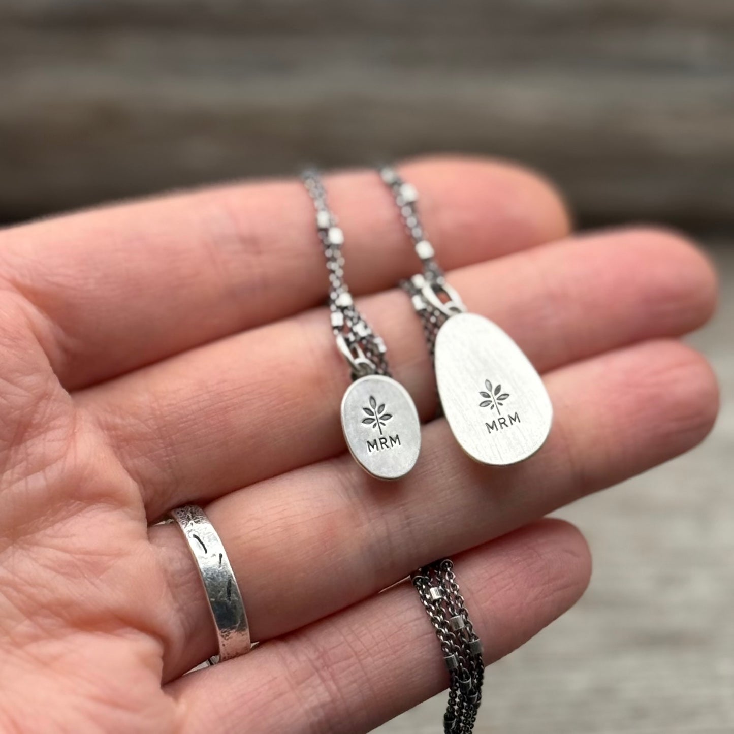 Winter White Vancouver Island Sea Glass Pendants