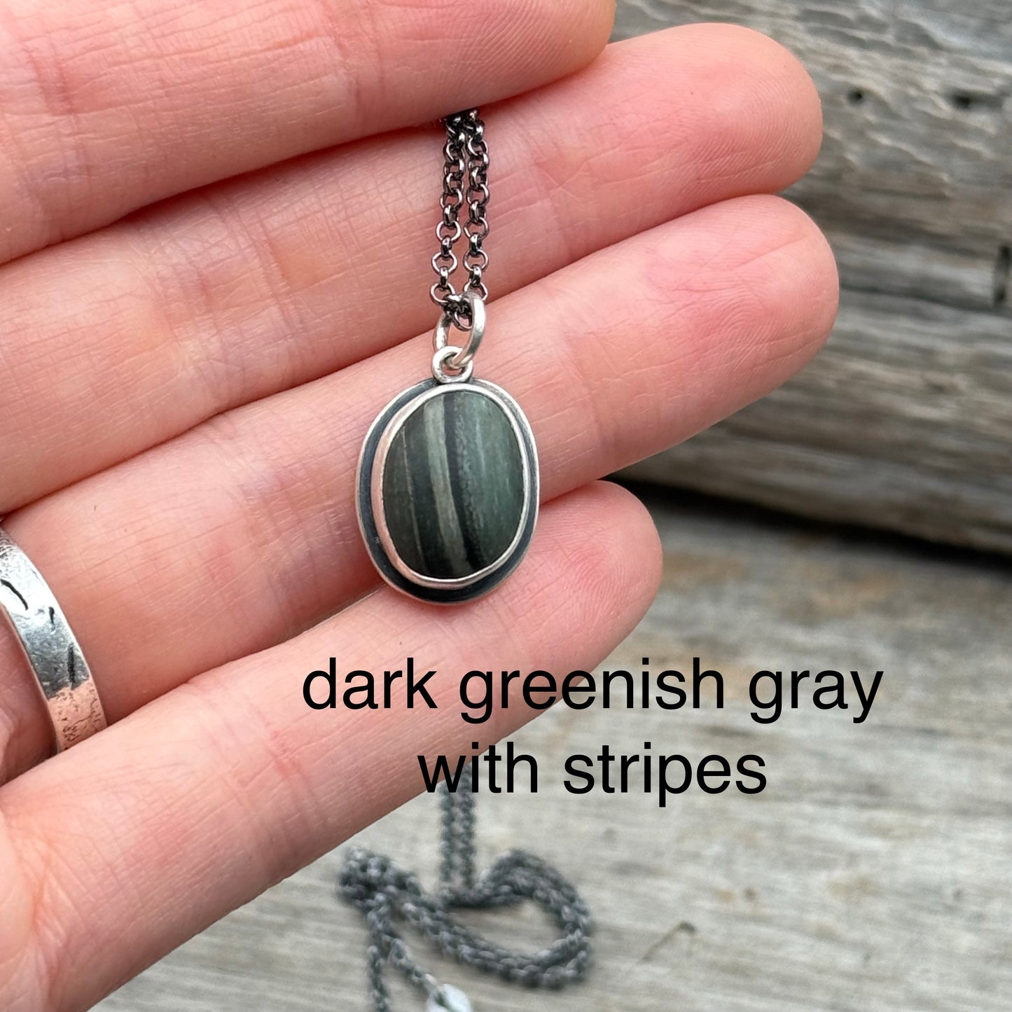 Vancouver Island Beach Stone Pendants