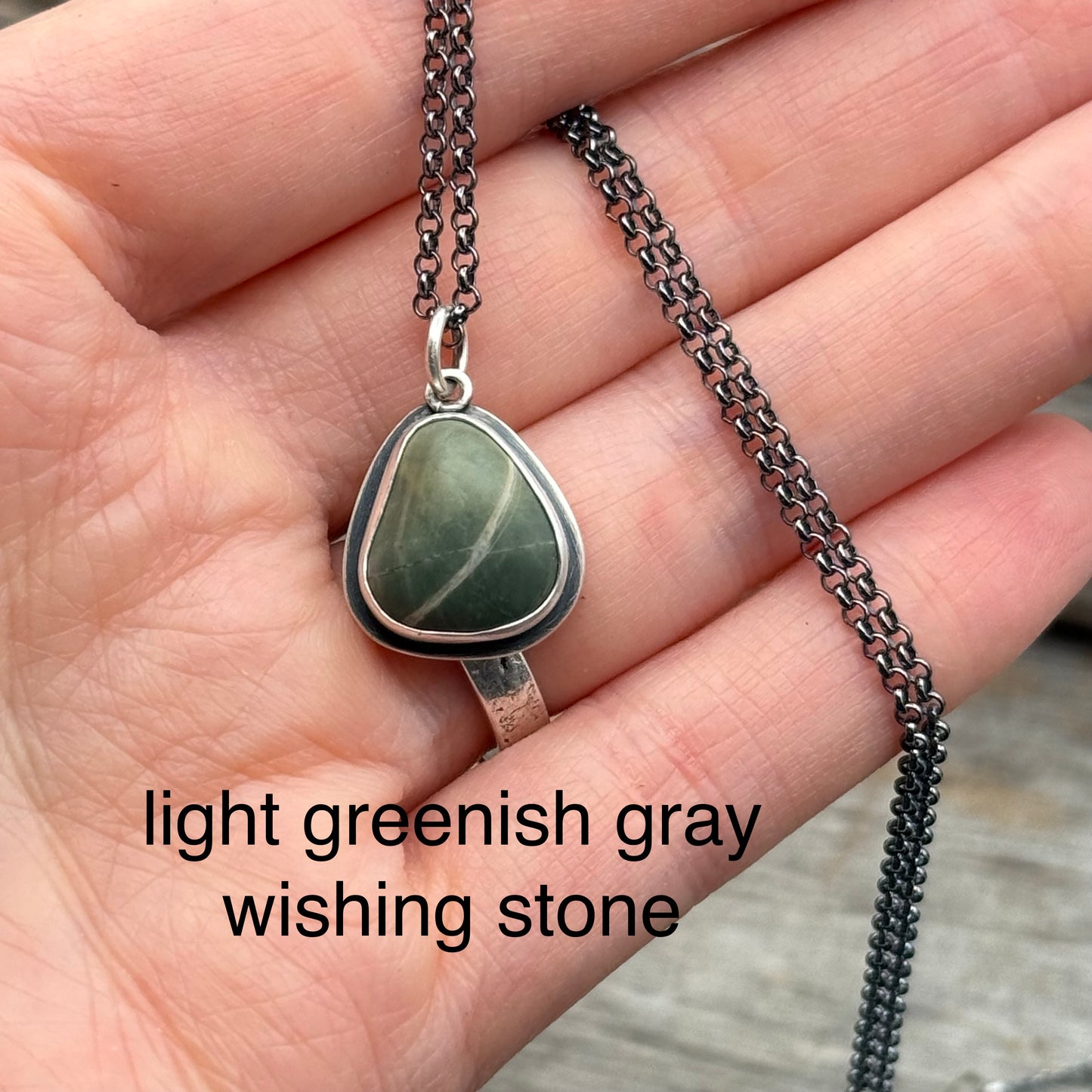 Vancouver Island Beach Stone Pendants