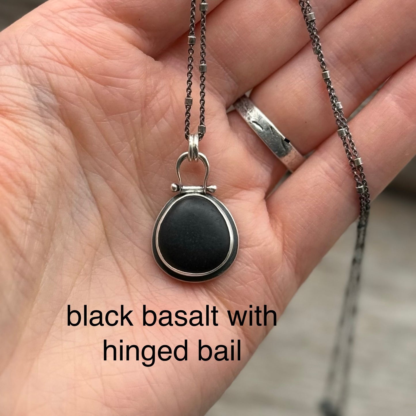 Vancouver Island Beach Stone Pendants