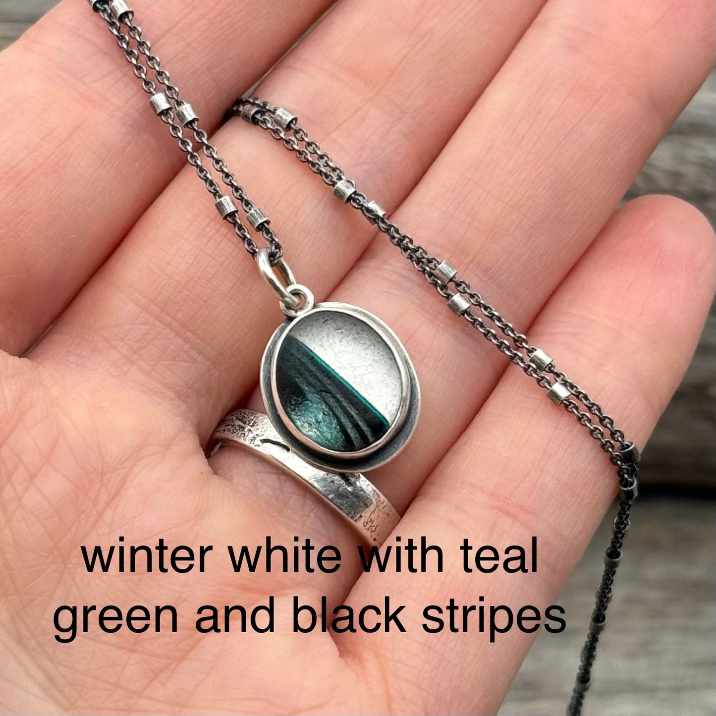 Multi-colored genuine sea glass pendants