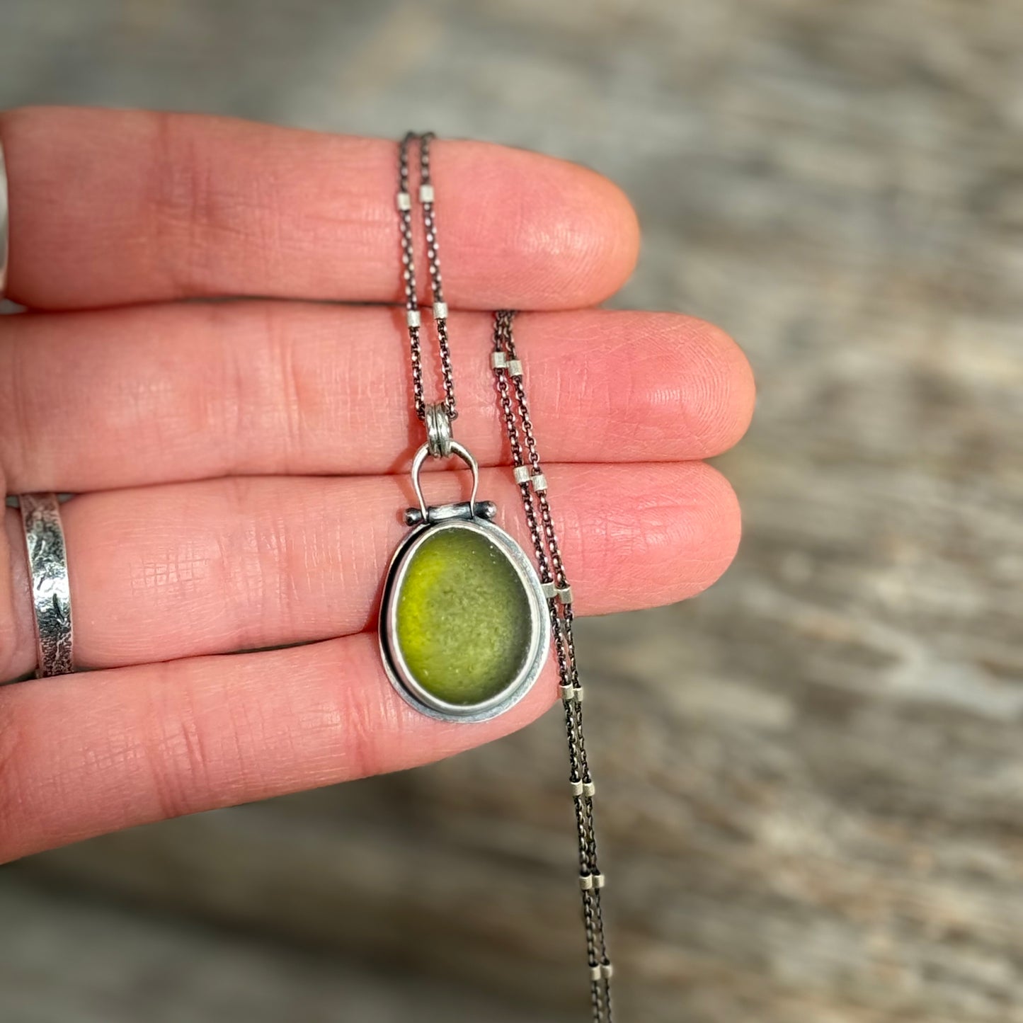 Oregon Lady Fern Pendant