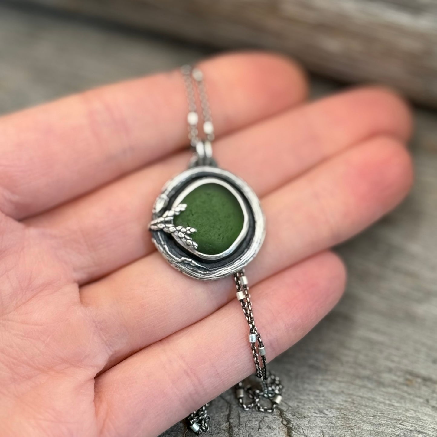 Oregon Forest Branch Cedar Pendant