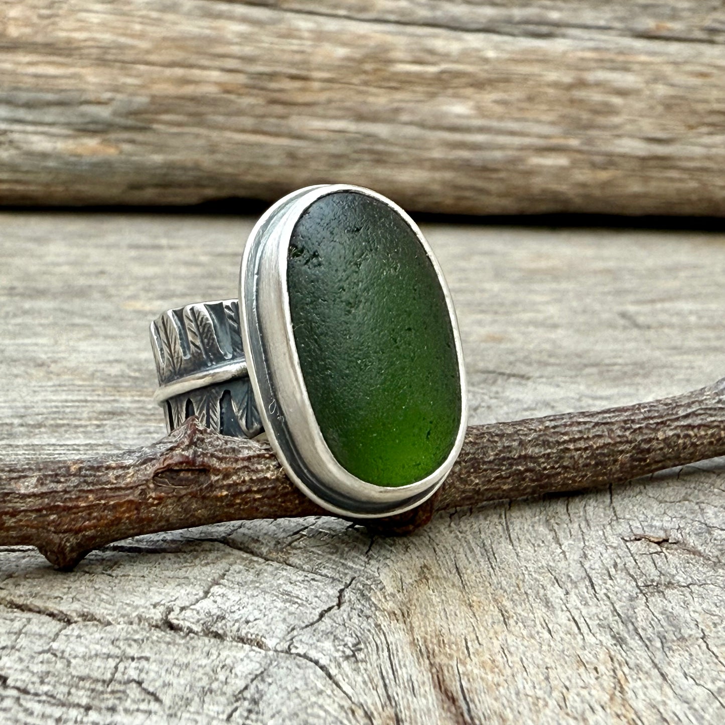 Oregon Deer Fern Forest Light Ring