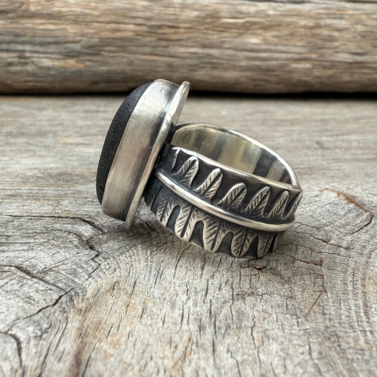 Oregon Deer Fern Forest Light Ring