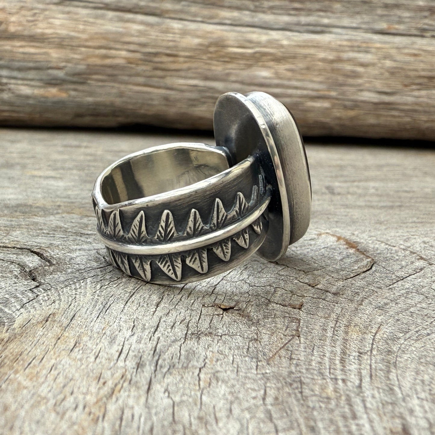 Oregon Deer Fern Forest Light Ring