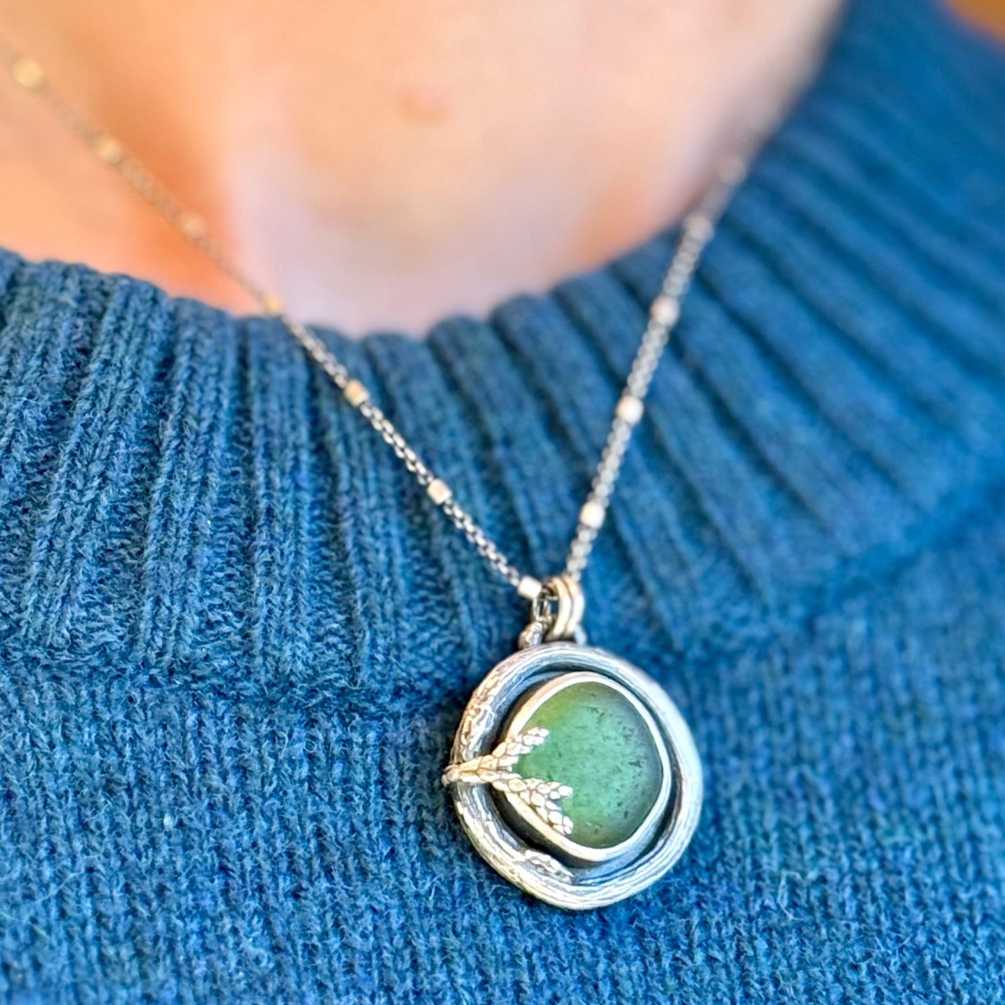 Oregon Forest Branch Cedar Pendant