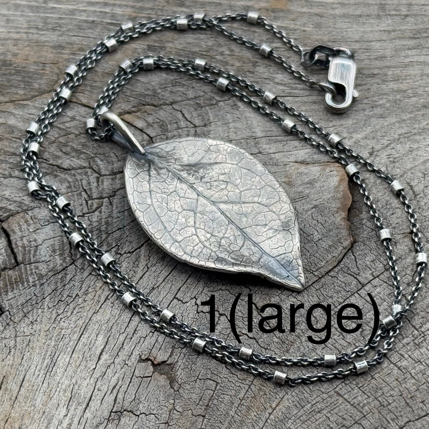 Oregon Coast Salal Leaf Pendants