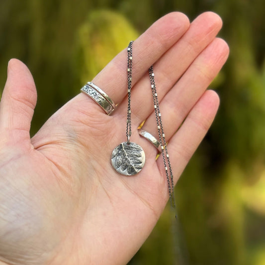 Oregon Coast Licorice Fern Pendant
