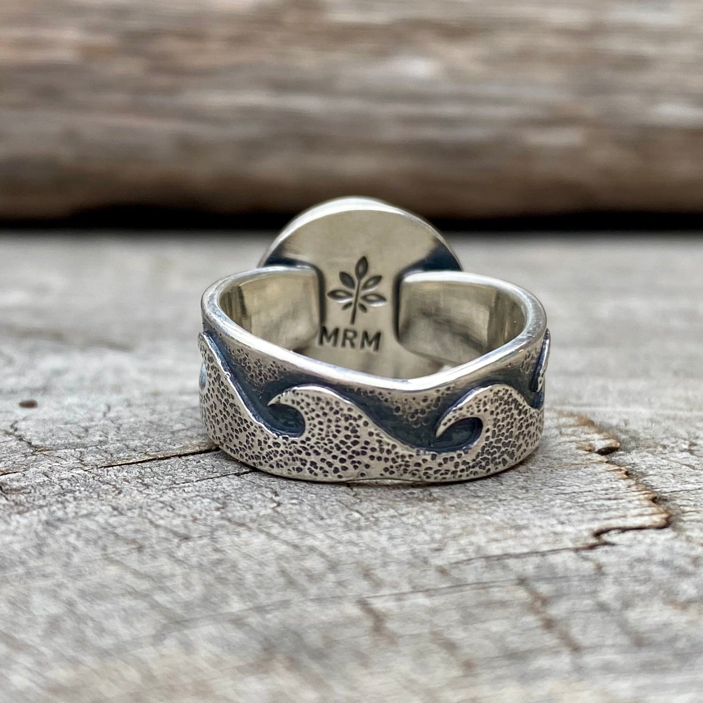 Changing Tides Genuine Sea Glass Ring (Thin Band Design)