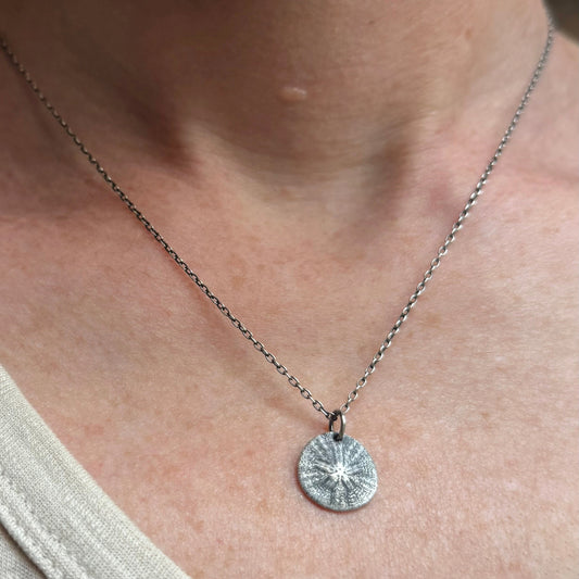 Tiny Oregon Coast Sand Dollar Pendant