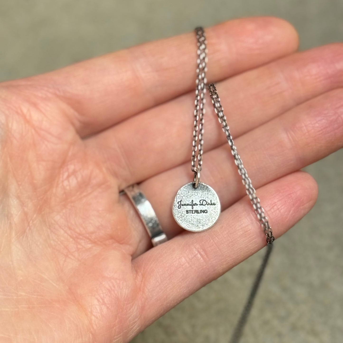 Tiny Oregon Coast Sand Dollar Pendant