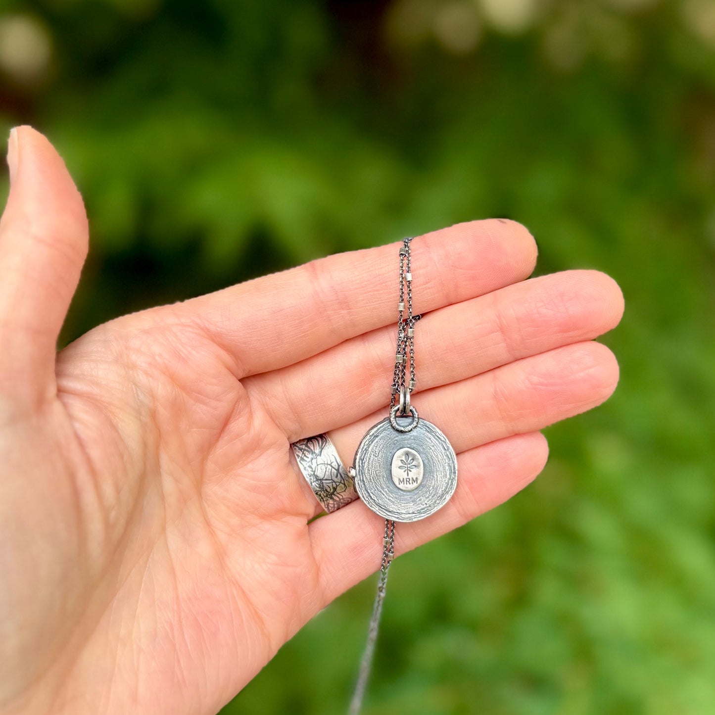 Oregon Forest Branch Cedar Pendant