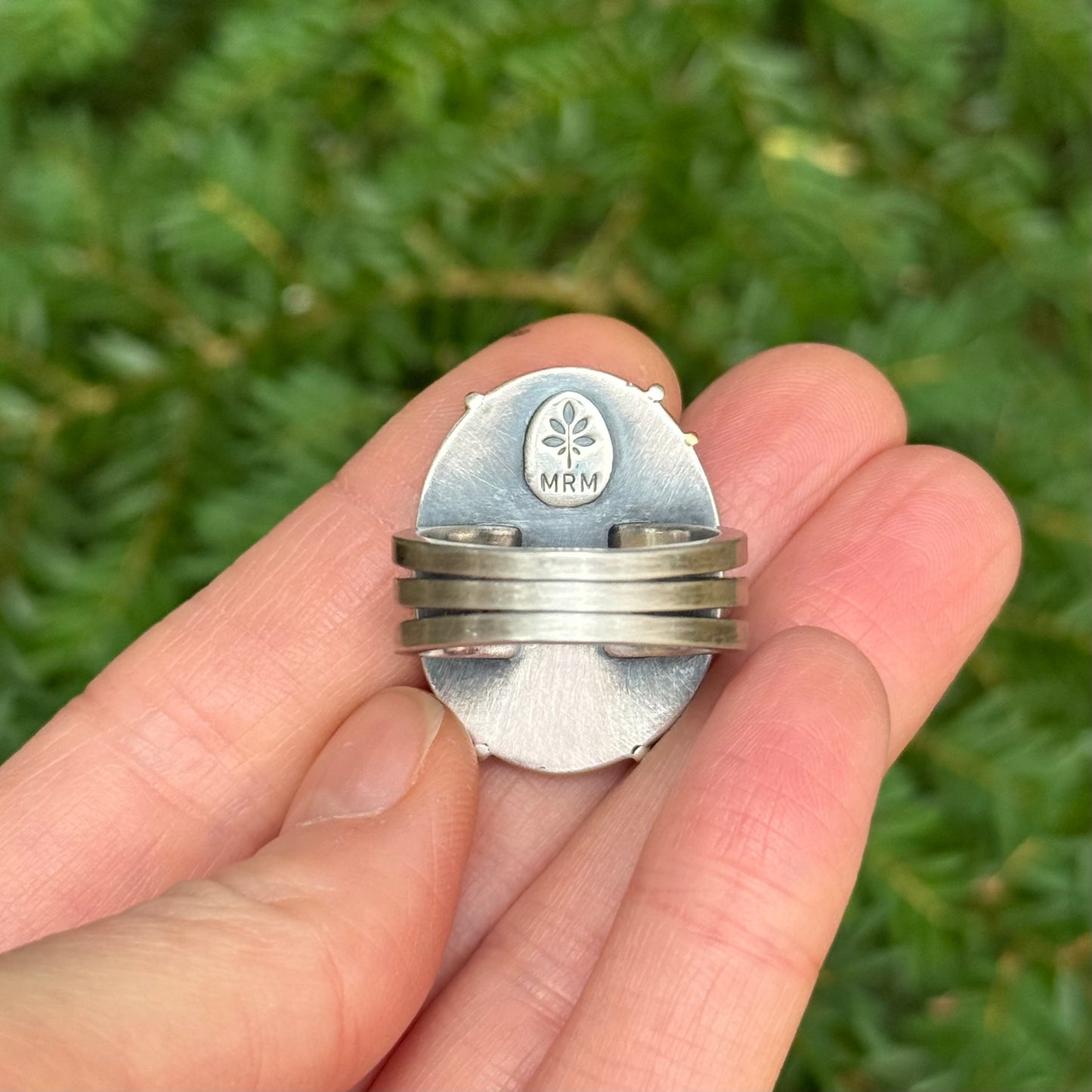 Oregon Shore Pine Gold and Silver Rings